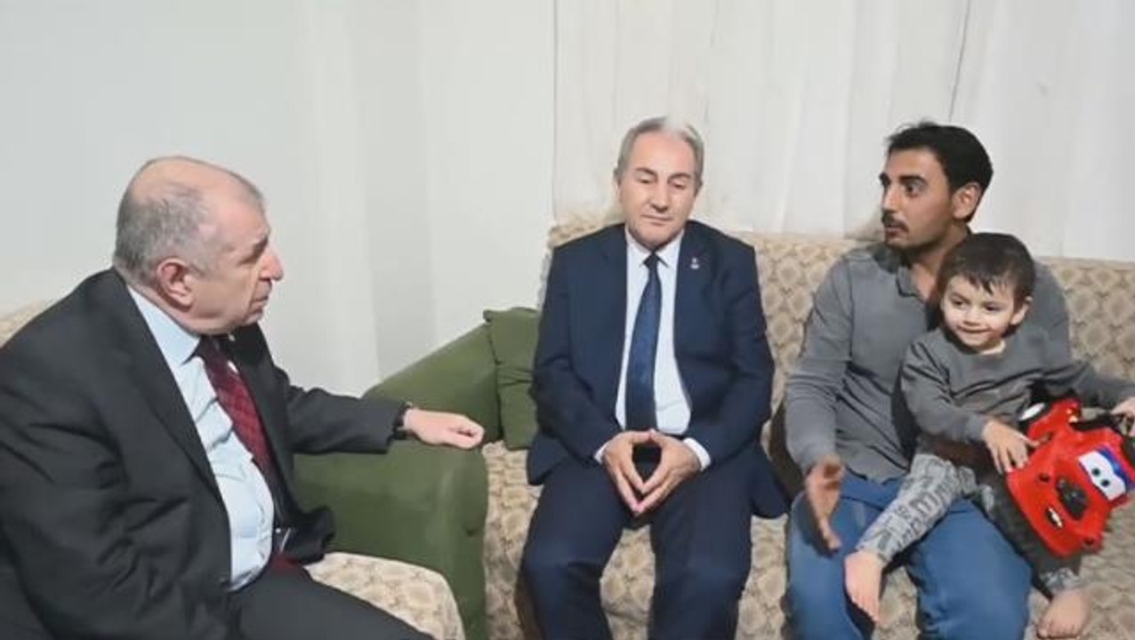 Ümit Özdağ, Suriyeli aileye bayram ziyaretine gitti! Evde yaşanan diyalog dikkat çekti