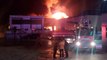 Son dakika haber... Gaziantep 3. Organize Sanayi Bölgesinde bulunan geri dönüşüm fabrikasında yangın