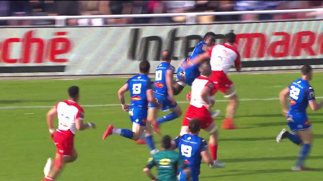 TOP 14 - Essai de Benjamin URDAPILLETA (CO) - Biarritz Olympique - Castres Olympique - Saison 2021/2022