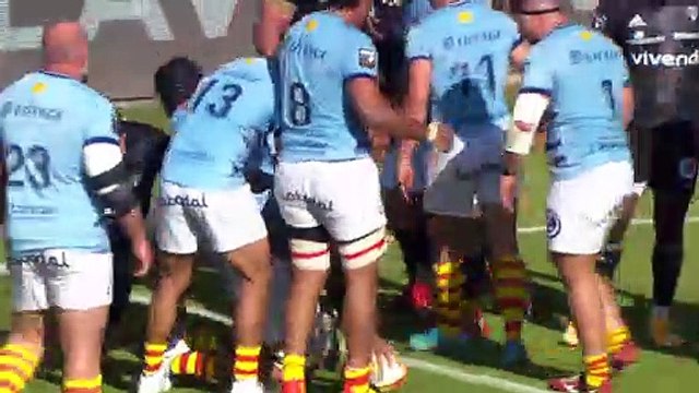 TOP 14 - Essai de Piula FAASALELE 2 (USAP) - USA Perpignan - CA Brive - Saison 2021/2022