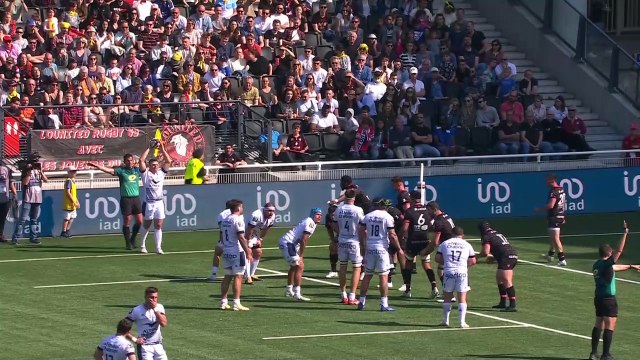 TOP 14 - Essai de Guilhem GUIRADO (MHR) - LOU Rugby - Montpellier Hérault Rugby - Saison 2021/2022