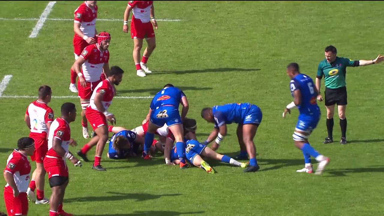 TOP 14 - Essai de Filipo NAKOSI (CO) - Biarritz Olympique - Castres Olympique - Saison 2021/2022