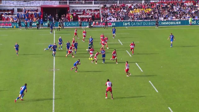TOP 14 - Essai de Geoffrey PALIS (CO) - Biarritz Olympique - Castres Olympique - Saison 2021/2022