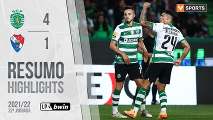 Highlights: Sporting 4-1 Gil Vicente (Liga 21/22 #32)