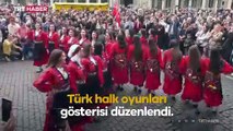 Brüksel'de Türk halk oyunları coşkusu