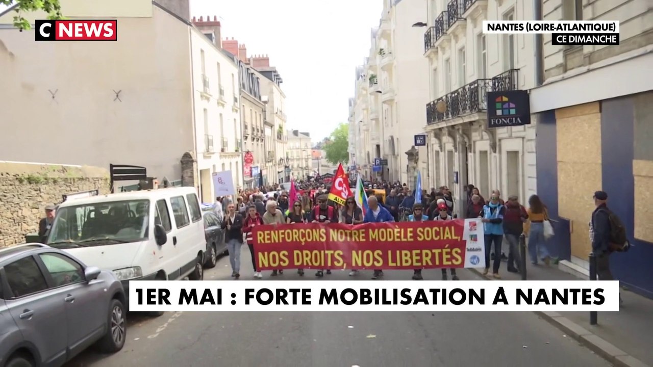 Manifestation du 1er mai : forte mobilisation à Nantes