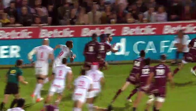 TOP 14 - Essai de Aymeric LUC 2 (RCT) - Union Bordeaux-Bègles - RC Toulon - Saison 2021/2022