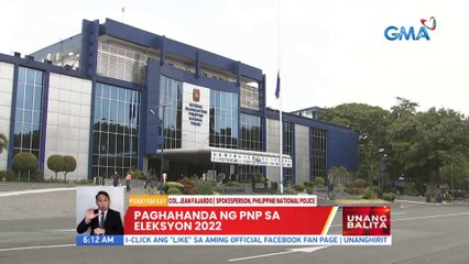 Paghahanda ng PNP sa Eleksyon 2022 | UB
