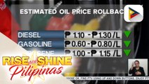 Pisong oil price rollback, asahan ngayong linggo; Presyo ng LPG, bumaba