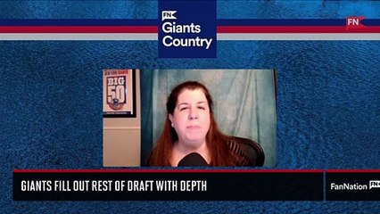 Giants Fill Out Rest of Draft with Depth