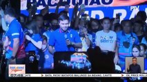 Daan-daang supporter, dumalo sa grand rally ni presidential candidate Sen. Pacquiao sa lungsod ng Cagayan de Oro