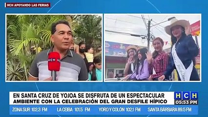 ¡Fenomenal desfile hípico! engalana las calles de Santa Cruz de Yojoa