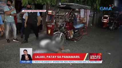 Lalaki, patay sa pamamaril sa Brgy. South Signal Village, Taguig | UB