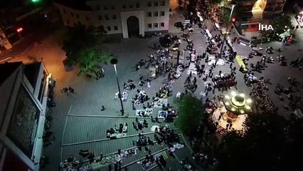 Gece bayram alışverişi çılgınlığı