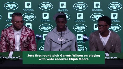 Jets First Round Pick Garrett Wilson on Playing With Elijah Moore