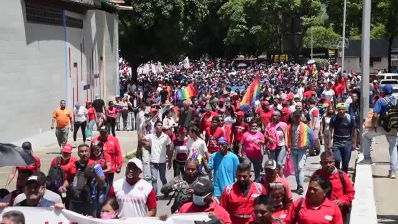 Venezuela'da 1 Mayıs Emek ve Dayanışma Günü