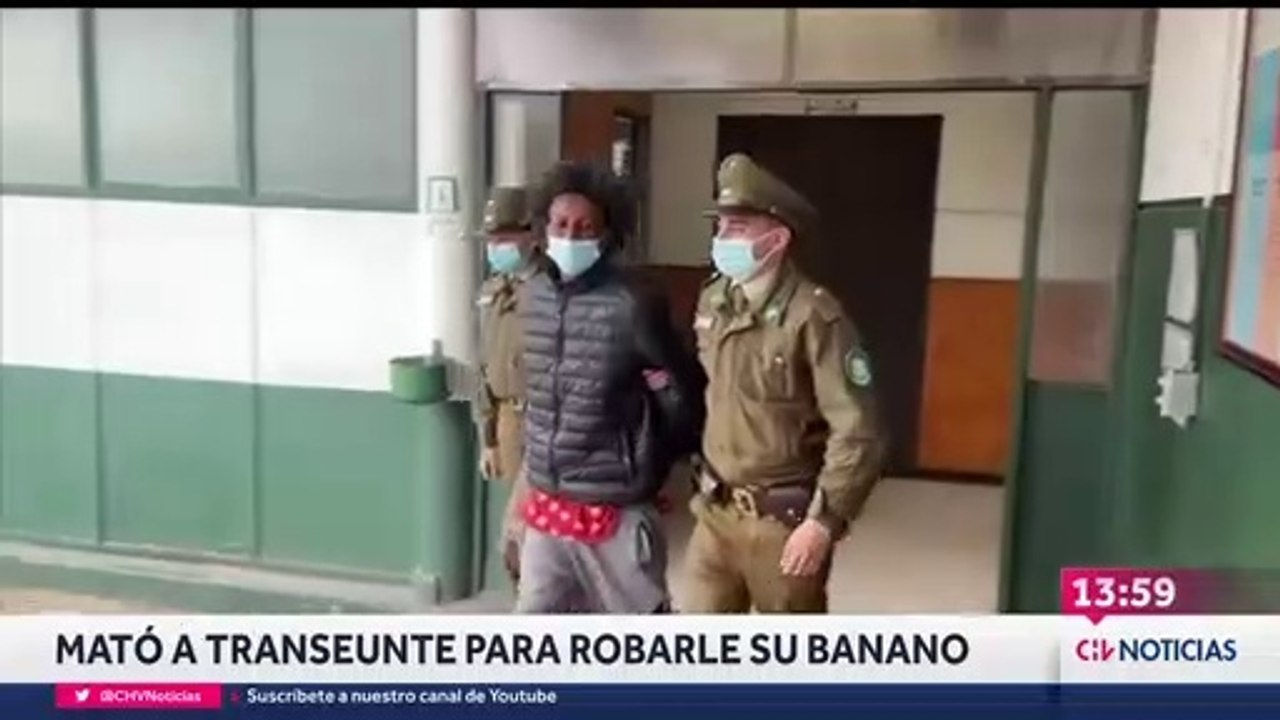 Colombiano ilegal asesina y roba a transeúnte en Stgo Centro - CHV