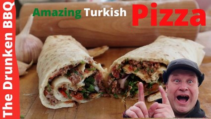 My favorite pizza | An Amazing Must Try Turkish Pizza (Lahmacun)