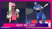 Rajasthan Royals vs Mumbai Indians IPL 2022: 3 Reasons Why RR Lost