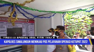 Kapolres Simalungun Dan Forkopimda Kabupaten Simalungun Cek Kesiapan Pospam Ops Ketupat 2022