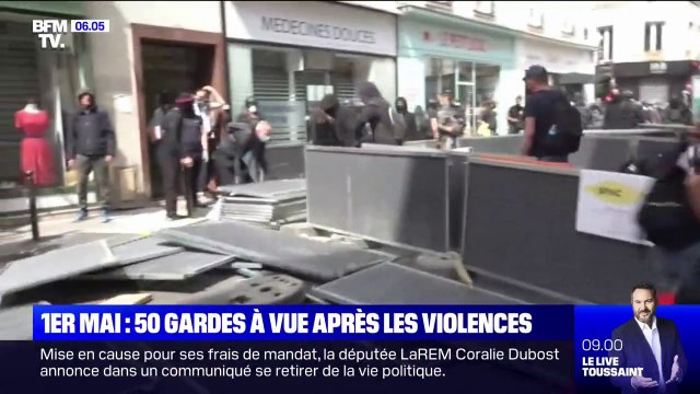 Manifestations du 1er mai: 50 personnes placées en garde à vue
