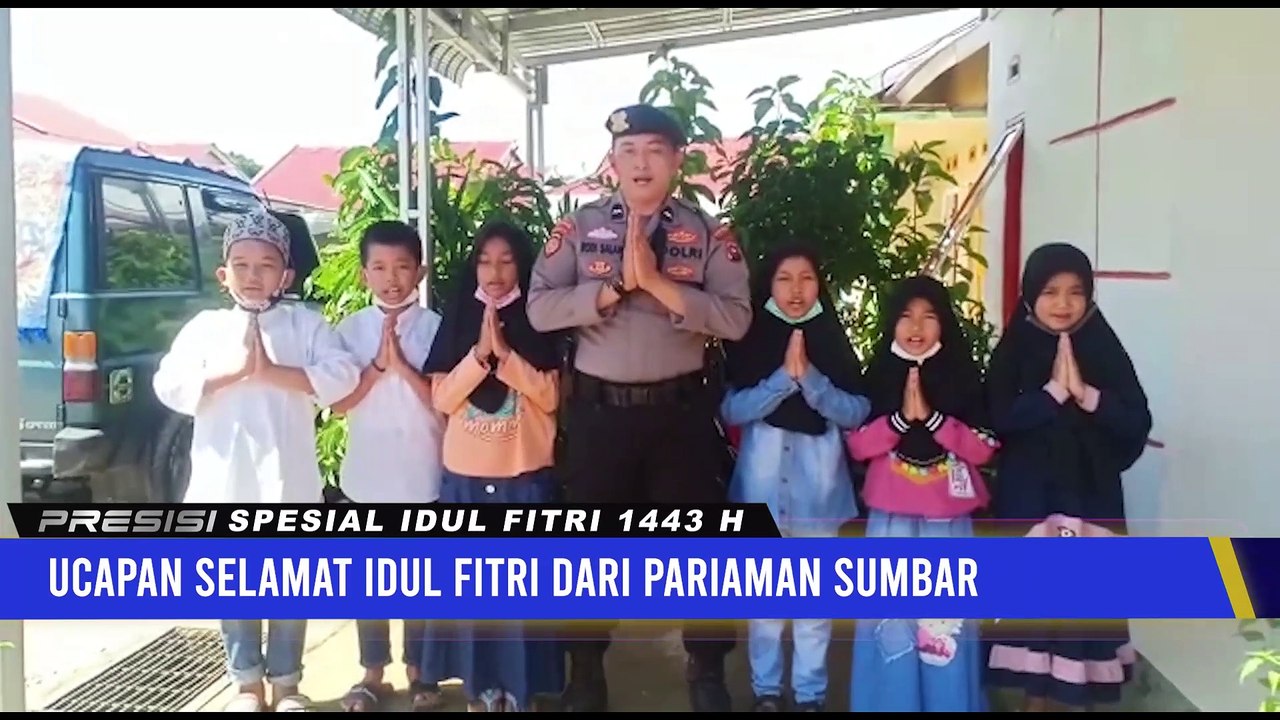 Ucapan Selamat Idul Fitri BHABINKAMTIBMAS