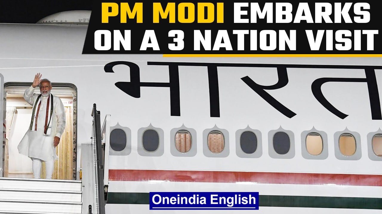 Prime Minister Modi embarks on a 3 nation visit on Monday | Oneindia News