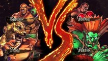 King & Marduk vs Blanka & Balrog (Hardest AI) - Street Fighter X Tekken