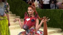 Kim Petras brings horse girl fashion to the Met Gala