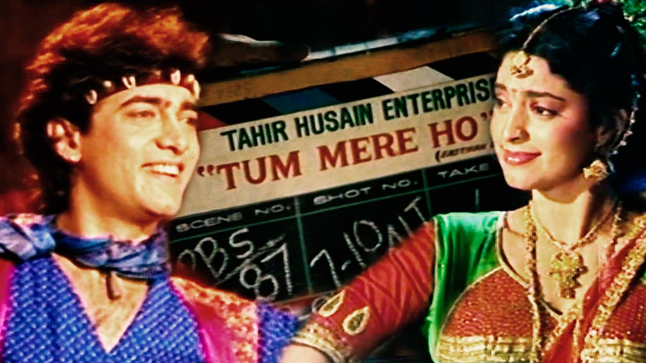 On The Sets Of Tum Mere Ho (1990) | Aamir Khan | Juhi Chawla | Flashback Video