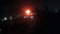 Late night blast in Ipca Laboratory plant, video
