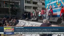 Uruguay: Trabajadores volvieron a las calles después de dos años para celebrar 1ro de mayo