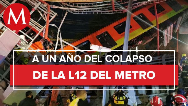 CdMx busca terminar reconstrucción de tramo colapsado de L12 en julio