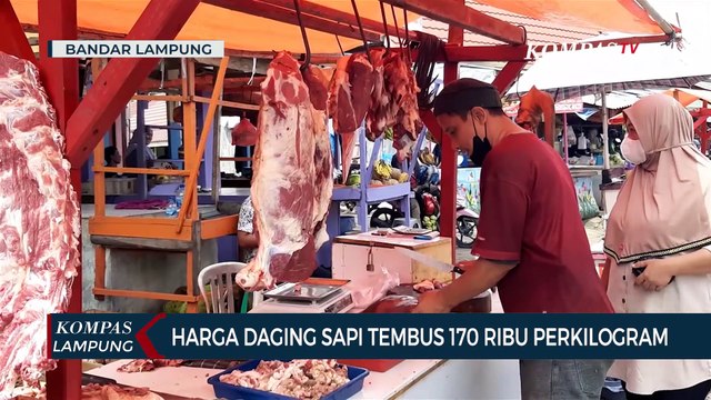 Jelang Lebaran Harga Daging Sapi Melonjak Hingga 170.000 Rupiah Perkilogram
