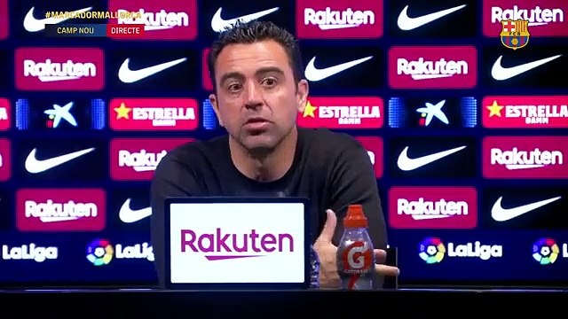 El análisis de Xavi en rueda de prensa tras el Barça-Mallorca / FCB