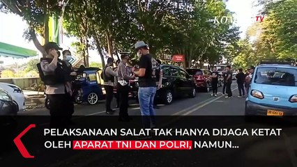 Puluhan Umat Nasrani di Kotamobagu Ikut Jaga Keamanan Salat Id