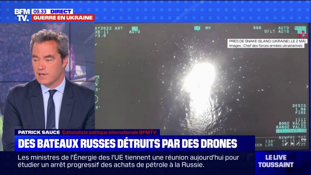 Guerre en Ukraine: des bateaux russes détruits par des drones ukrainiens en mer Noire