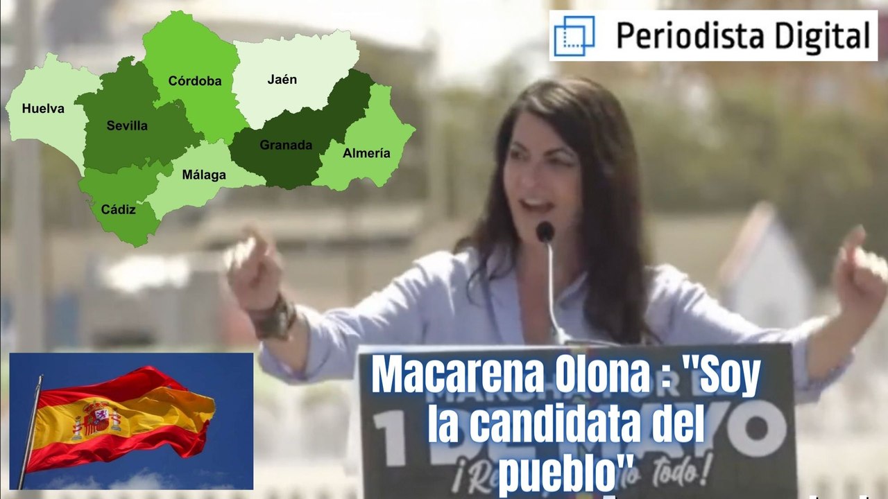 Macarena Olona (VOX): "Soy la candidata del pueblo"