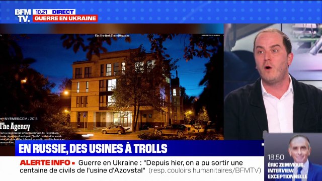 Guerre en Ukraine: la Russie utilise des usines à trolls pour relayer sa propagande