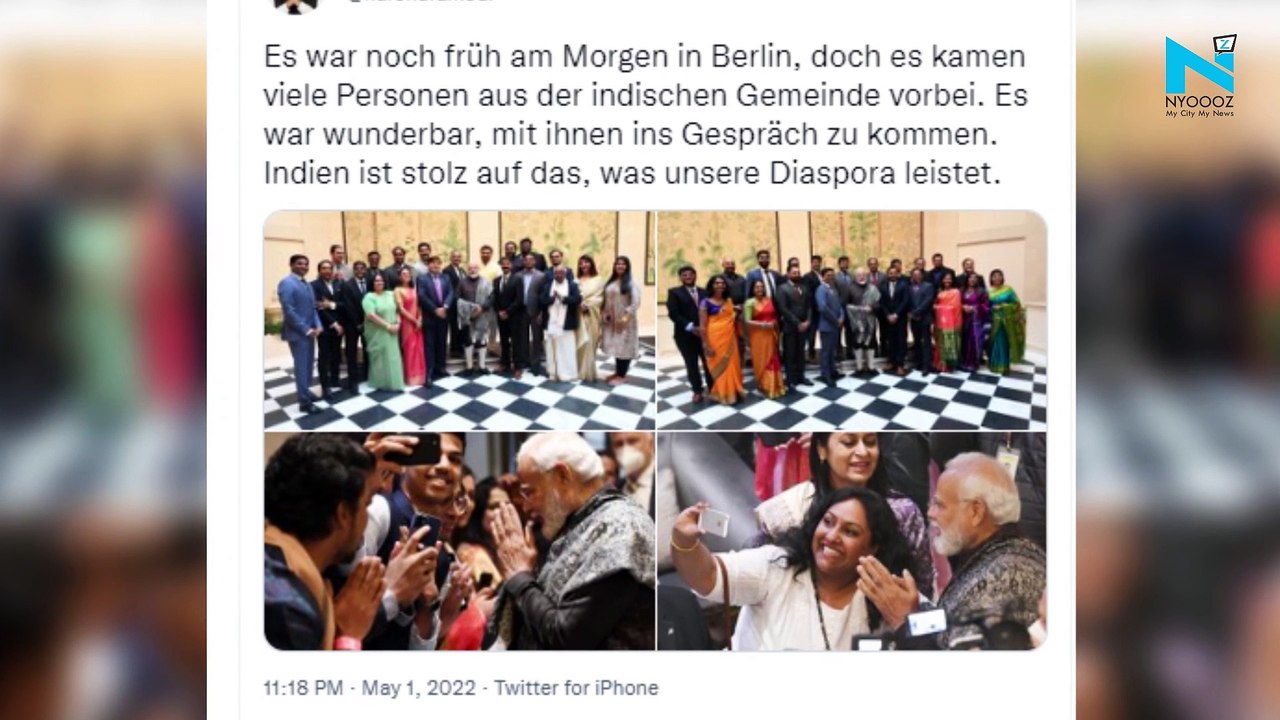 PM Narendra Modi gets rousing welcome from Diaspora in Berlin