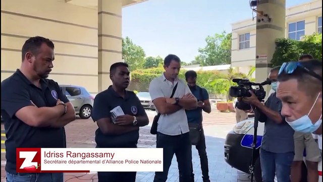 Idriss_Rangassamy, secrétaire départemental d'Alliance Police Nationale