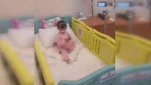 AFYONKARAHİSAR - Lösemi hastası minik Elif, tanımadığı bağışçıdan gelen kök hücreyle hayata tutundu