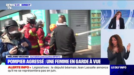 Pompier agressé le 1er mai: ce que l'on sait de la femme placée en garde à vue