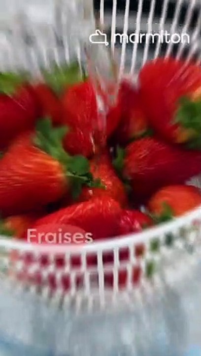 Mousse de fraise meringuée