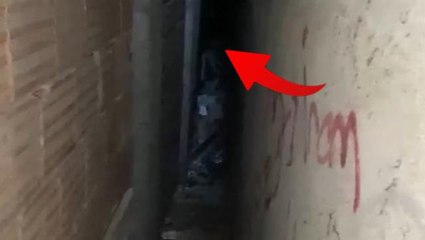 Bir garip olay! Apartman boşluğuna düşüp kendini dövmeye başlayan hırsızı ekipler kurtardı