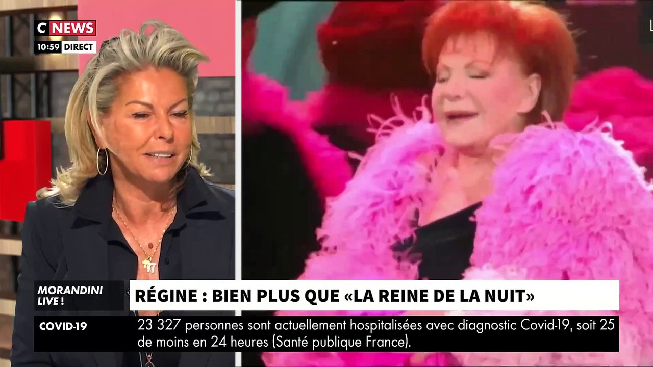 Revoir l'hommage de "Morandini Live" sur CNews à Régine décédée hier - VIDEO