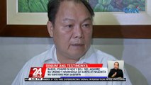 Dating BuCor OIC Ragos, binawi ang testimonya laban kay Sen. De Lima kaugnay ng pagkakasangkot umano nito sa illegal drug trade | 24 Oras