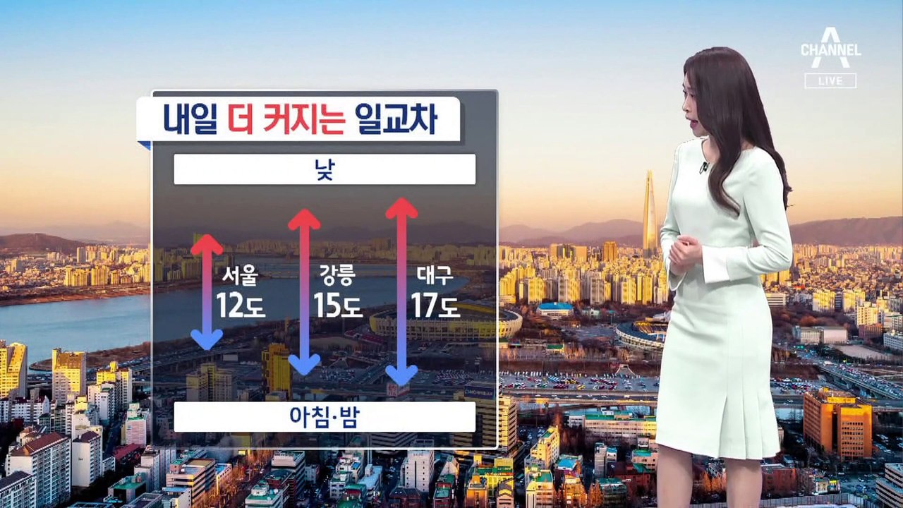 [날씨]하루 두 계절…내일 아침 더 춥고, 낮 더 더워