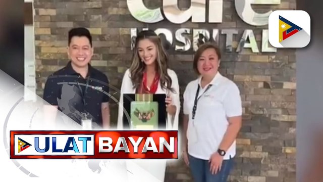 2017 Miss Universe Demi-Leigh Tebow at 2022 Miss Universe Philippines Celeste Cortesi, bumisita sa Davao City