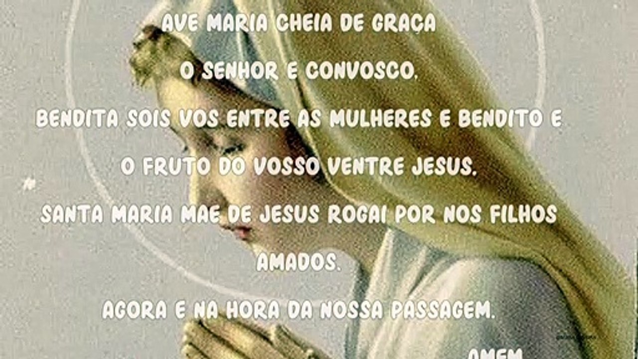 ORAÇÃO - AVE MARIA 